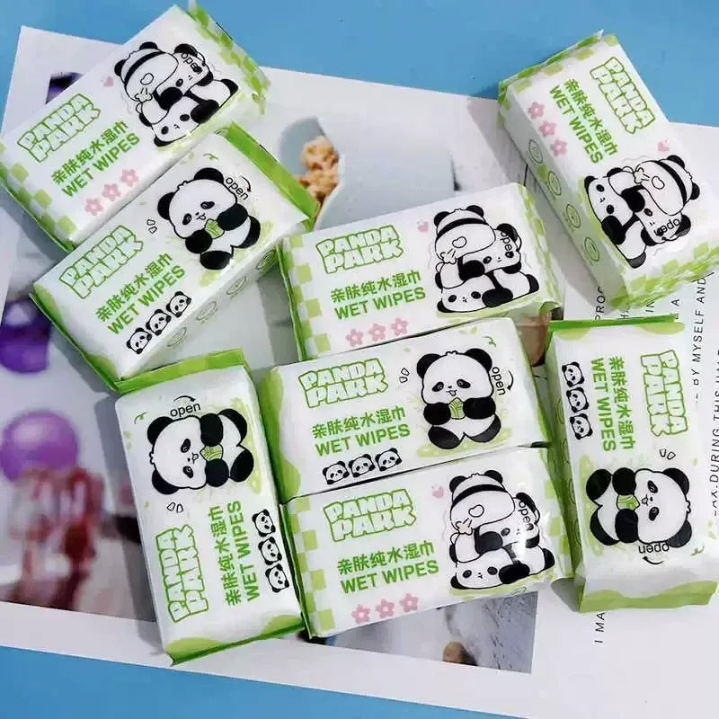 Panda Park Kawaii Pocket Wet Wipes