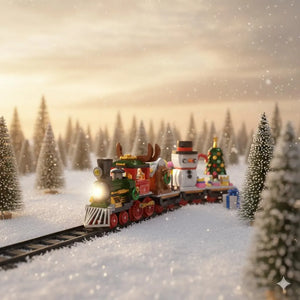 Christmas Train Building Blocks Kit - KawaiWorld