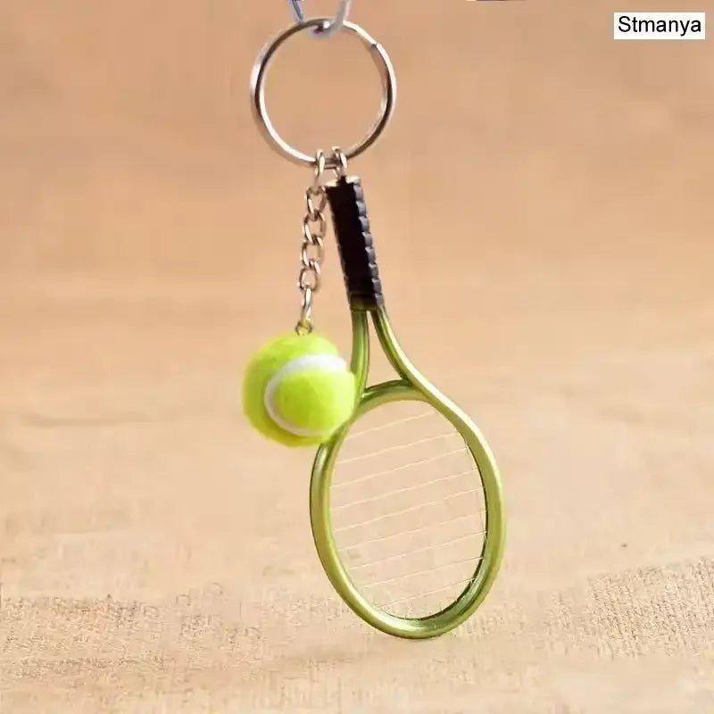 Love-All Lobs Tennis Racket & Ball Keychain - KawaiWorld