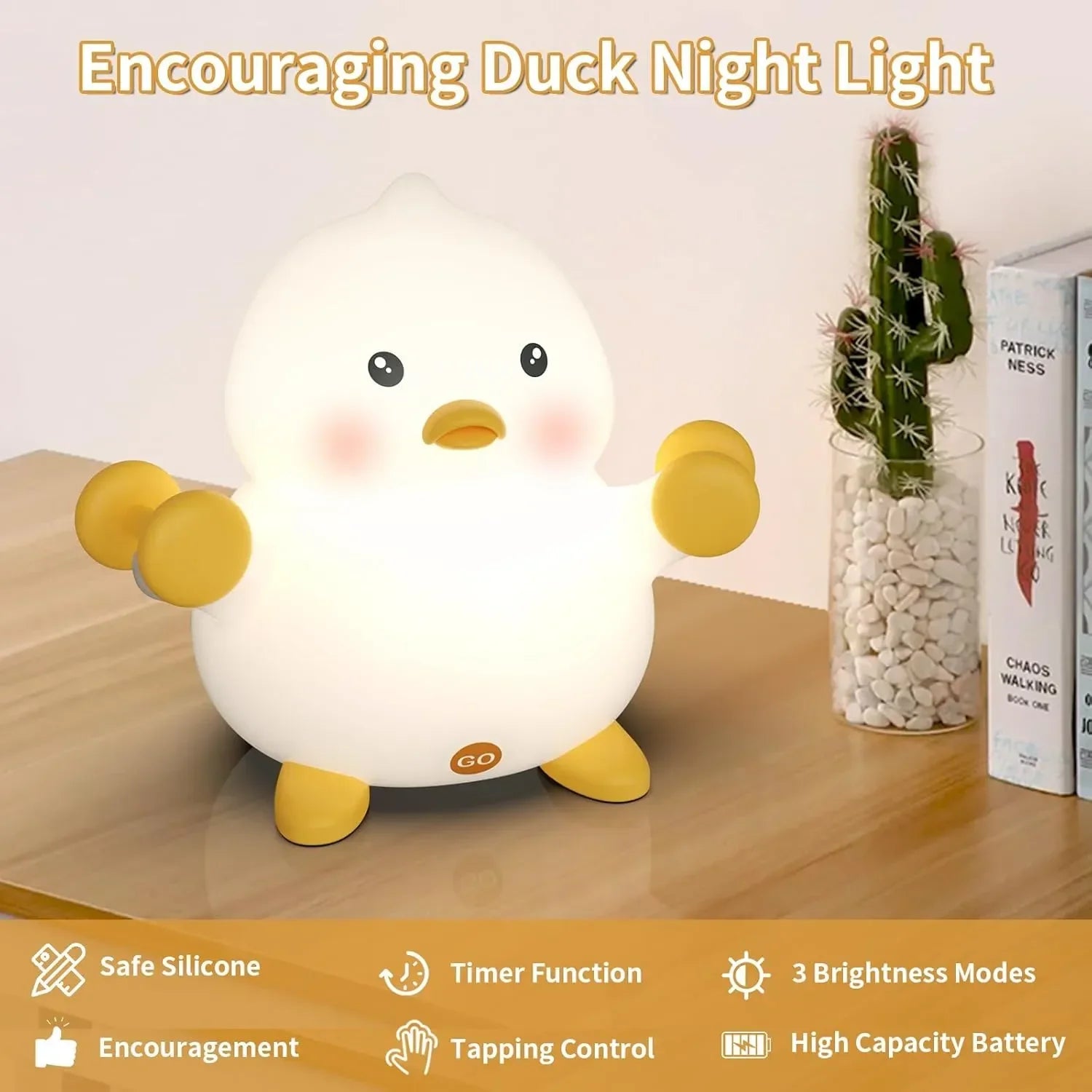 Fighting Duck Combat Quack Night Light - KawaiWorld