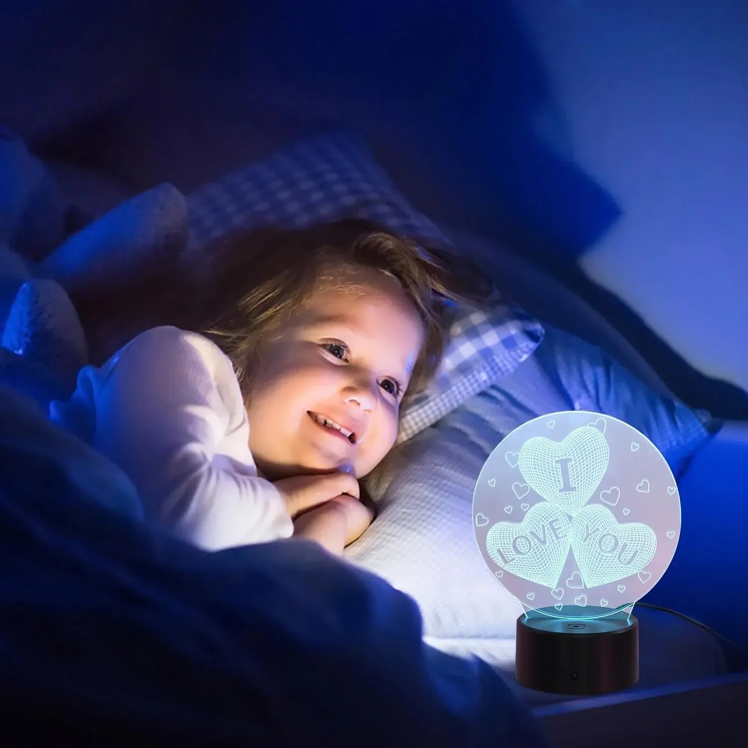 ILoveYou Heart Spark LED Lamp - KawaiWorld