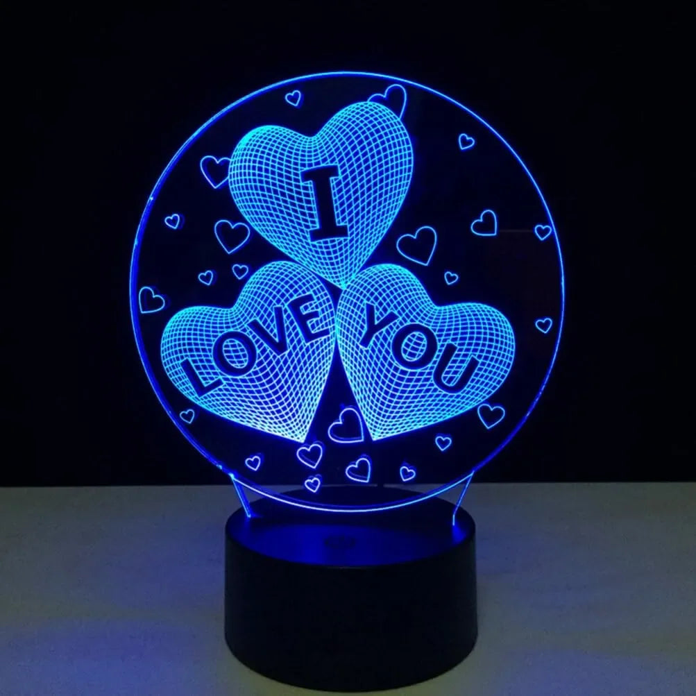 ILoveYou Heart Spark LED Lamp - KawaiWorld