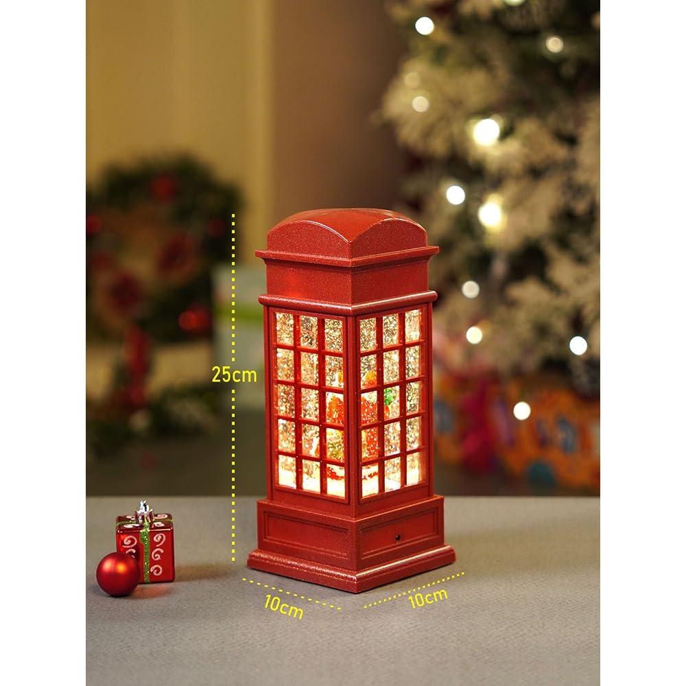 Music and Light Santa Phone Booth