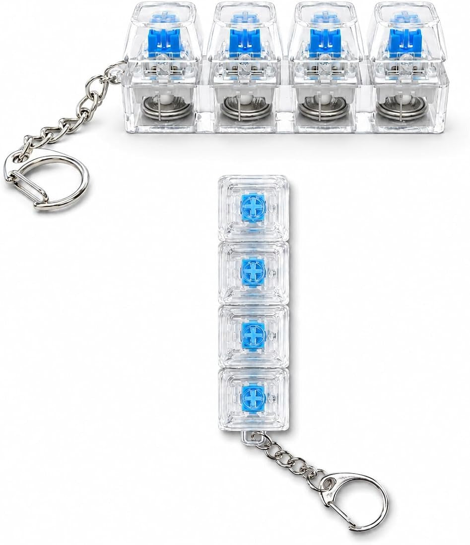 Transparent Mechanical Keyboard Switch Tester & Keyring