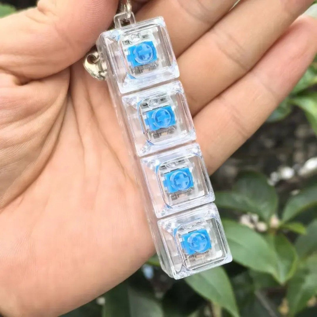 Transparent Mechanical Keyboard Switch Tester & Keyring