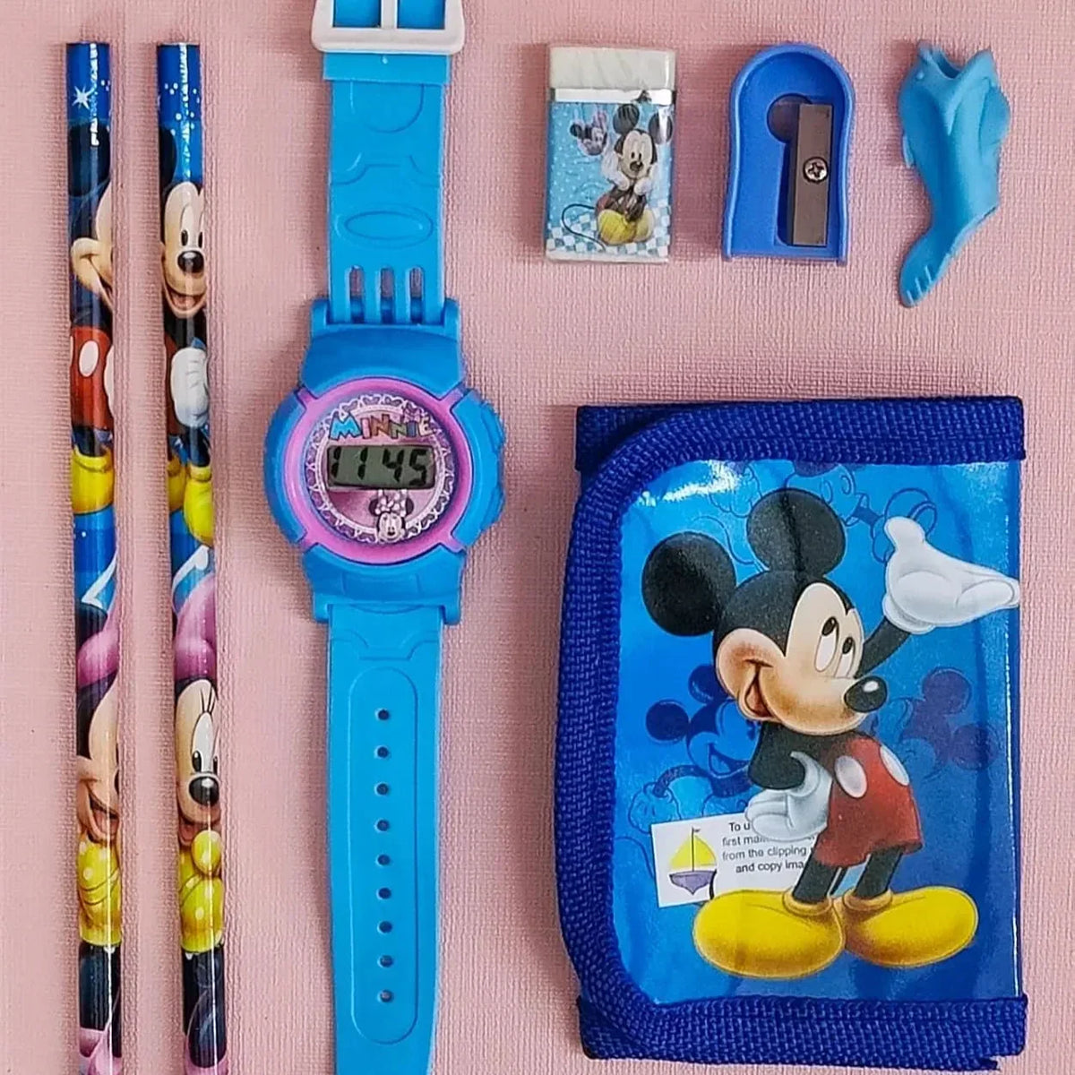 6-in-1 Mini Travel Desk Stationery Set