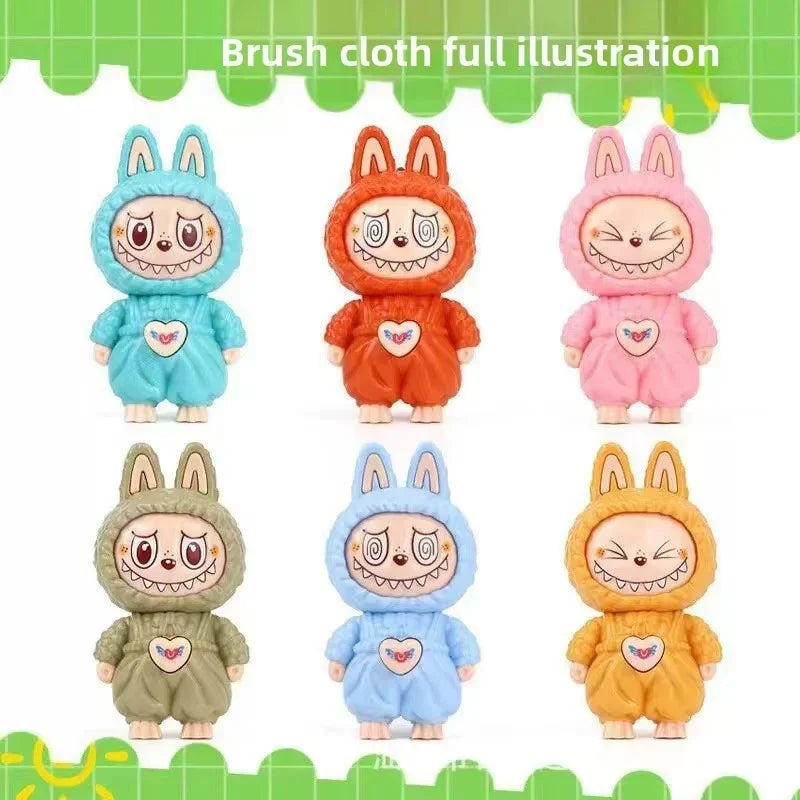 Labubu Chameleon Face Changing Keychain - KawaiWorld