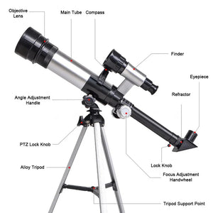 Cosmic Voyager C2158 Refracting 60x Telescope - KawaiWorld