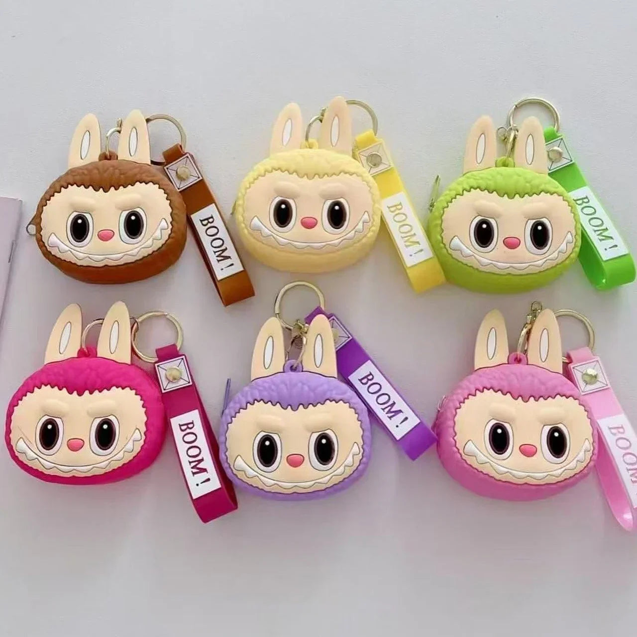 Grinning Labubu Boom Coin Purse - KawaiWorld
