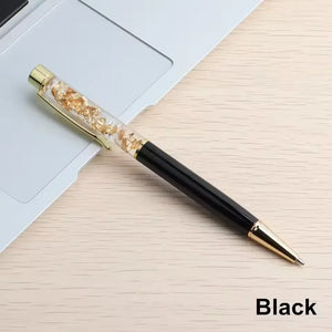 Golden Cascade Flakes Ballpoint Pen - KawaiWorld