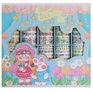 Infinite Pastel Washi Tape (Box of 100) - KawaiWorld