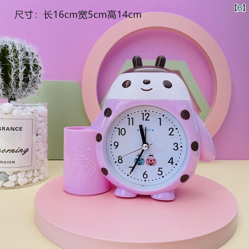 Playful Ladybug Alarm Clock & Stationery Organizer
