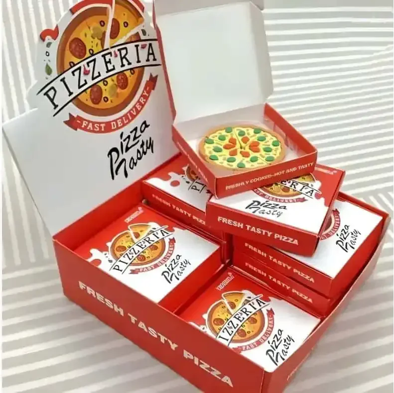 Eraserly Delicious Pizza Eraser (Set of 7) - KawaiWorld