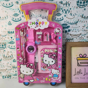 6-in-1 Mini Travel Desk Stationery Set