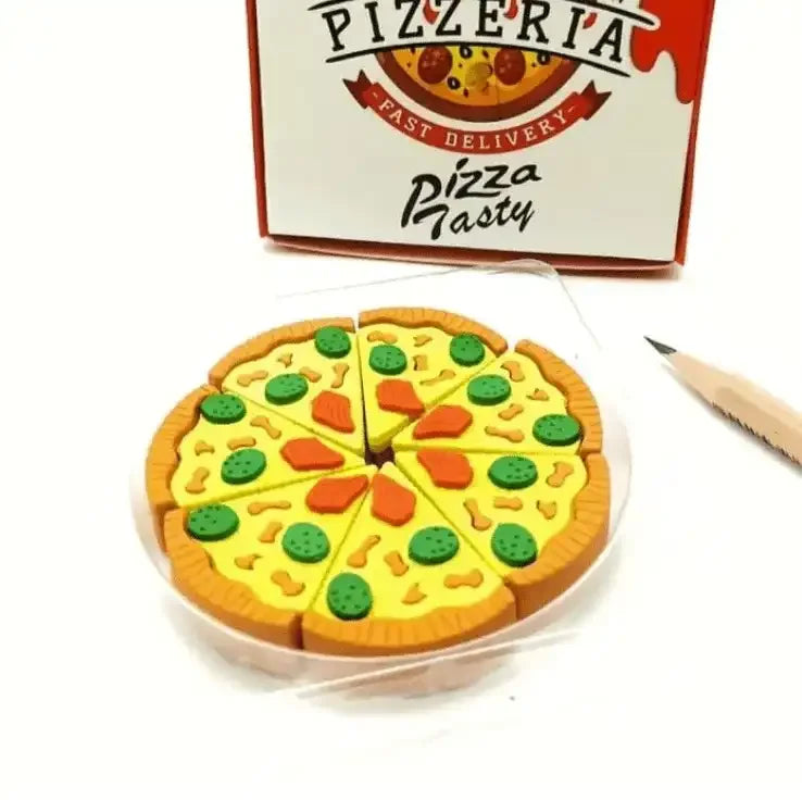 Eraserly Delicious Pizza Eraser (Set of 7) - KawaiWorld