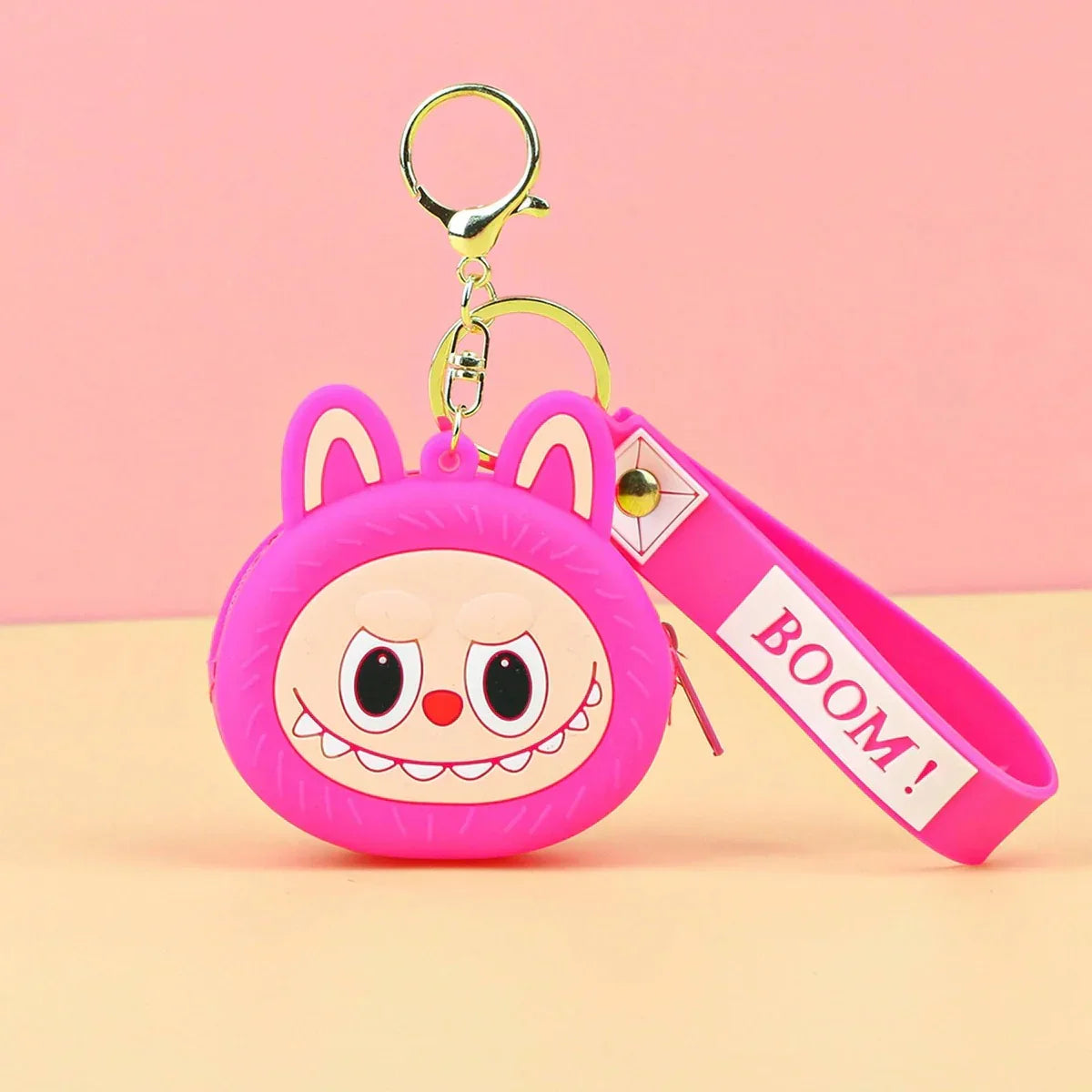 Grinning Labubu Boom Coin Purse - KawaiWorld