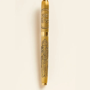 Luxury Metallic Engraved Religious & Cultural Executive Rollerball Pen (Extended Edition)