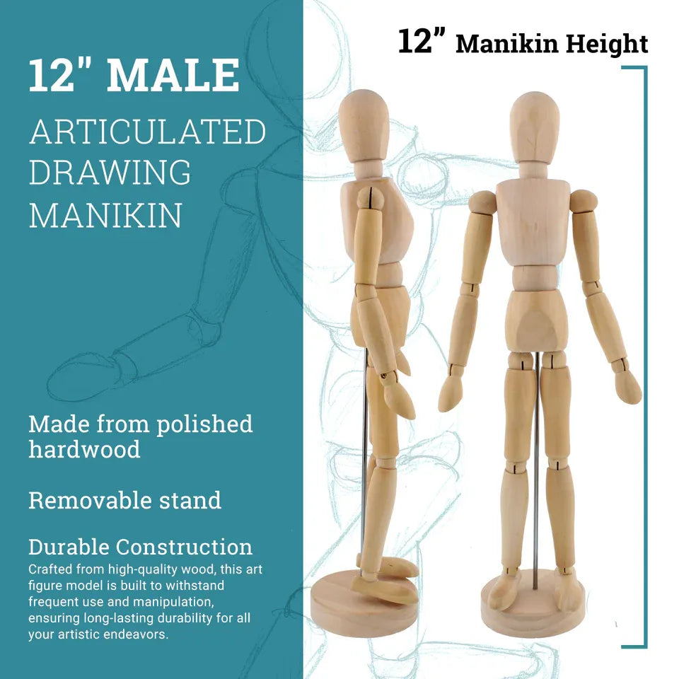 Articulated Wooden Flex Mannequin - KawaiWorld