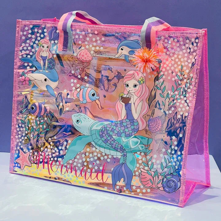 Vest Inspo Holographic Tote Bag