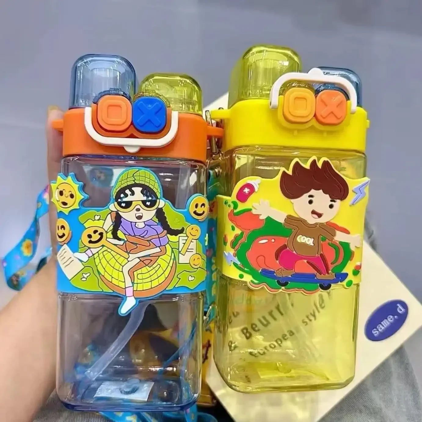 Happy Kids Dual Opening Bottle (580 ml)