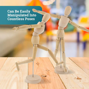 Articulated Wooden Flex Mannequin - KawaiWorld