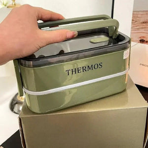 THERMOS Green Commander Lunch Box