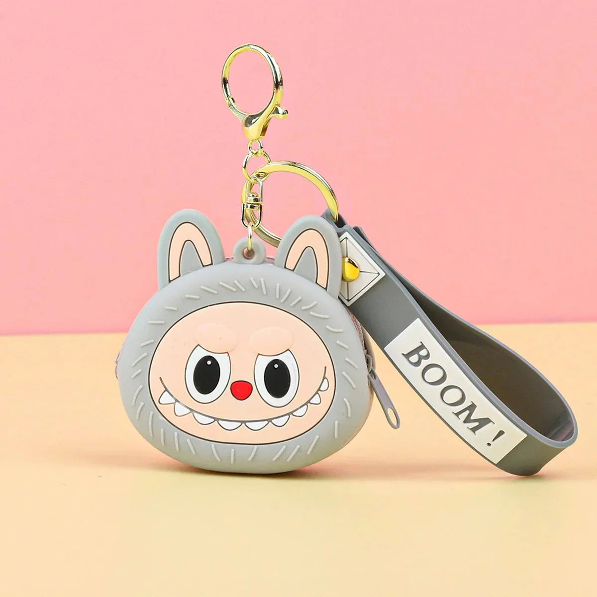Grinning Labubu Boom Coin Purse - KawaiWorld