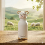 The Safari Friends Cute Cartoon Animal Insulated Water Bottle for Kids