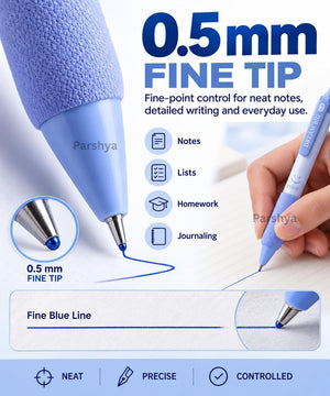 CloudNine Serene Blue Aesthetic Gel Pen Set