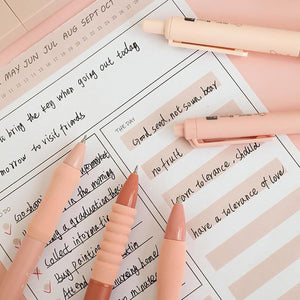 Flower Story Blossom Blush Aesthetic Gel Pen Set