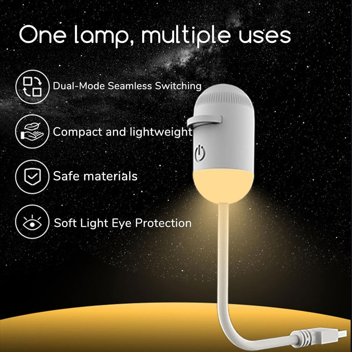 Starry Sky Galaxy Projector Nightlight