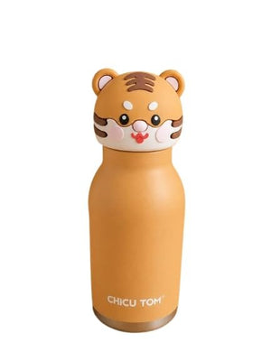 The Safari Friends Cute Cartoon Animal Insulated Water Bottle for Kids