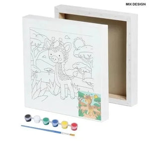 Blank Artistic Pre-Drawn Canvas Set (6x6)