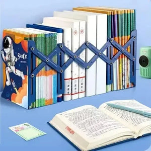 Expandable Metal Adjustable Desktop Book Stand - KawaiWorld