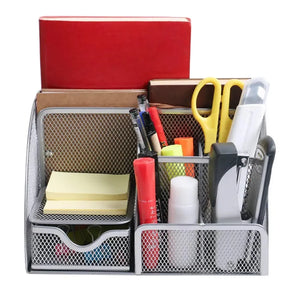 Metal Mesh Multipurpose Desk Organiser - KawaiWorld