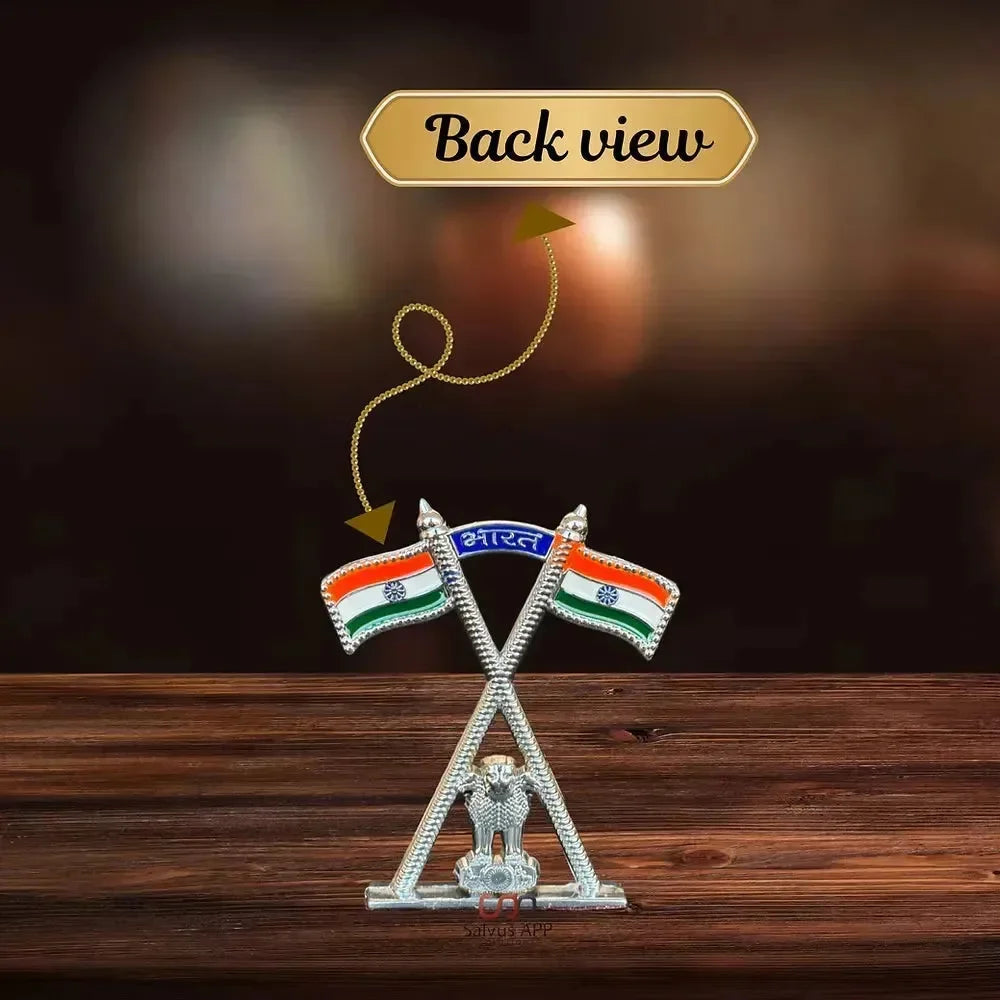 Indian Flag Patriotic Cross Decor Piece - KawaiWorld