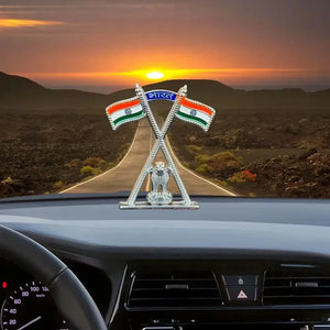 Indian Flag Patriotic Cross Decor Piece - KawaiWorld