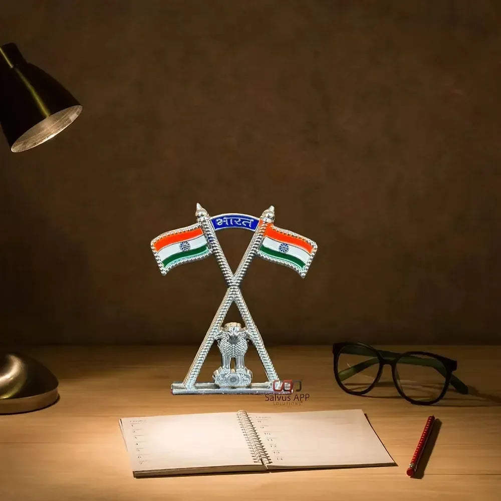 Indian Flag Patriotic Cross Decor Piece - KawaiWorld