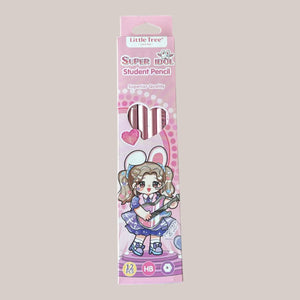 Dreamy Girly HB Pencils (Set of 12) - KawaiWorld