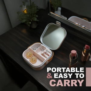 Jetsetter's Mini Box Travel Jewelry Case - KawaiWorld