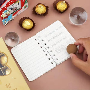 Golden Praline Truffle Eraser Set