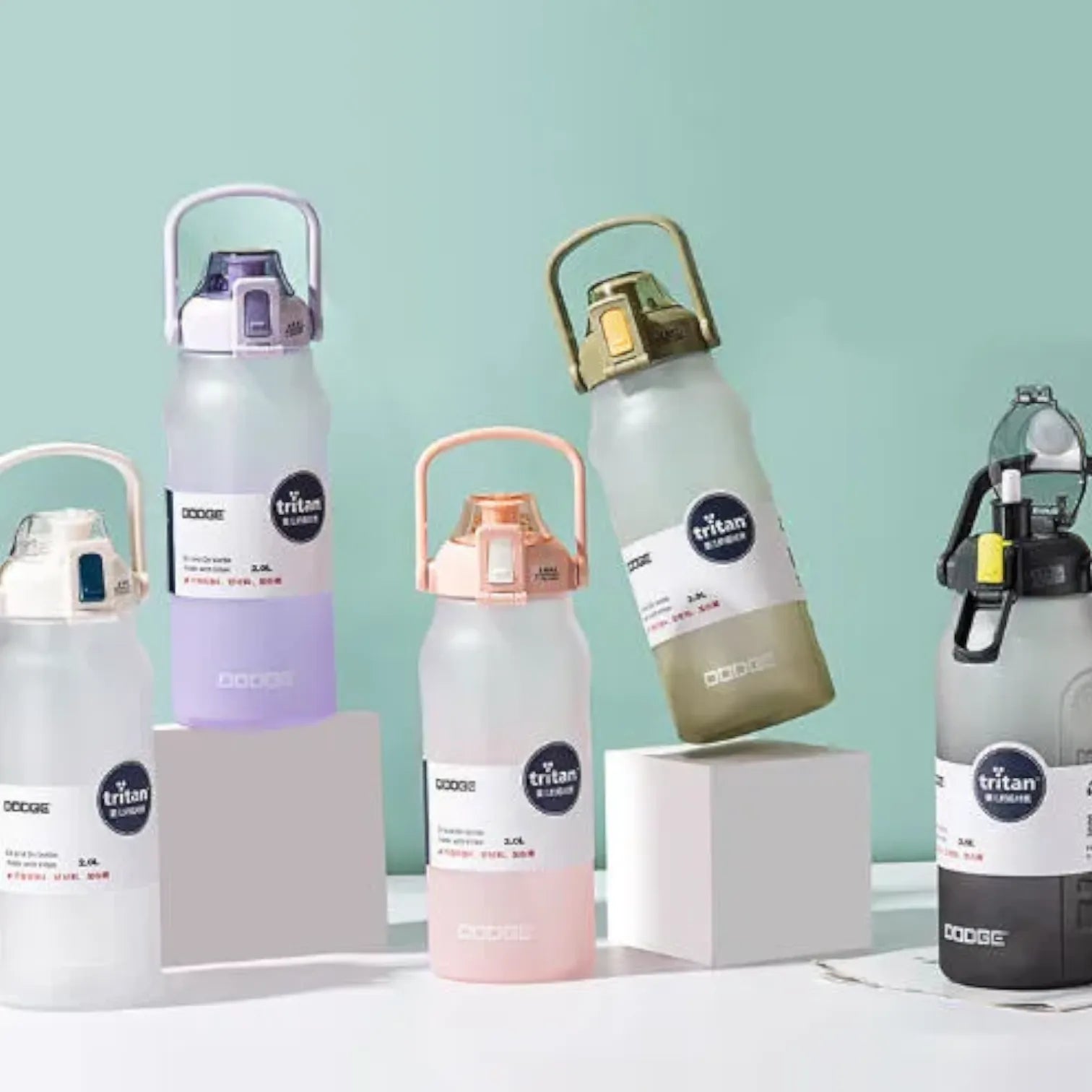 Tritan DODGE Flip Hydration Bottle (1500 ml) - KawaiWorld