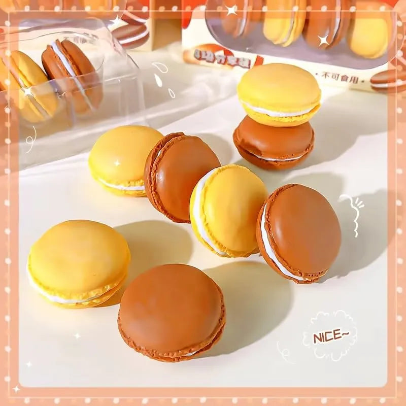 Macaron Take Apart Cookie Erasers (Set of 4) - KawaiWorld