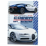 Supercar and Motocross Spiral A5 Notebooks