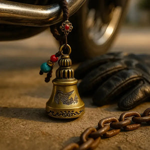 Boho Rider Beaded Chime Bell Keyring - KawaiWorld