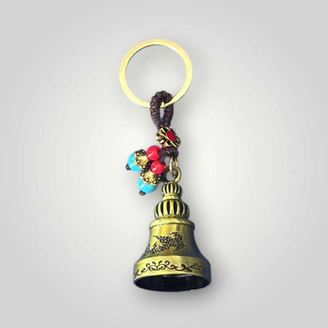 Boho Rider Beaded Chime Bell Keyring - KawaiWorld