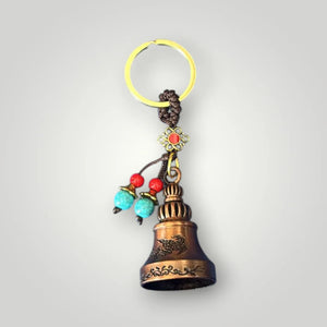 Boho Rider Beaded Chime Bell Keyring - KawaiWorld
