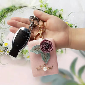 Decorated Folding Mirror Keychain - KawaiWorld