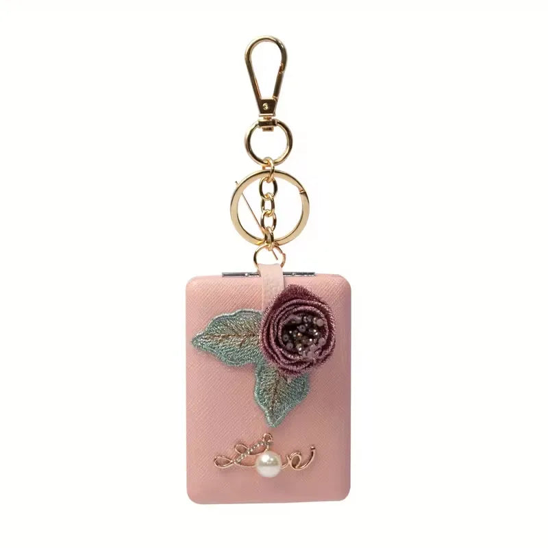 Decorated Folding Mirror Keychain - KawaiWorld