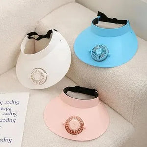 Cool Down Summar Fan Cap - KawaiWorld